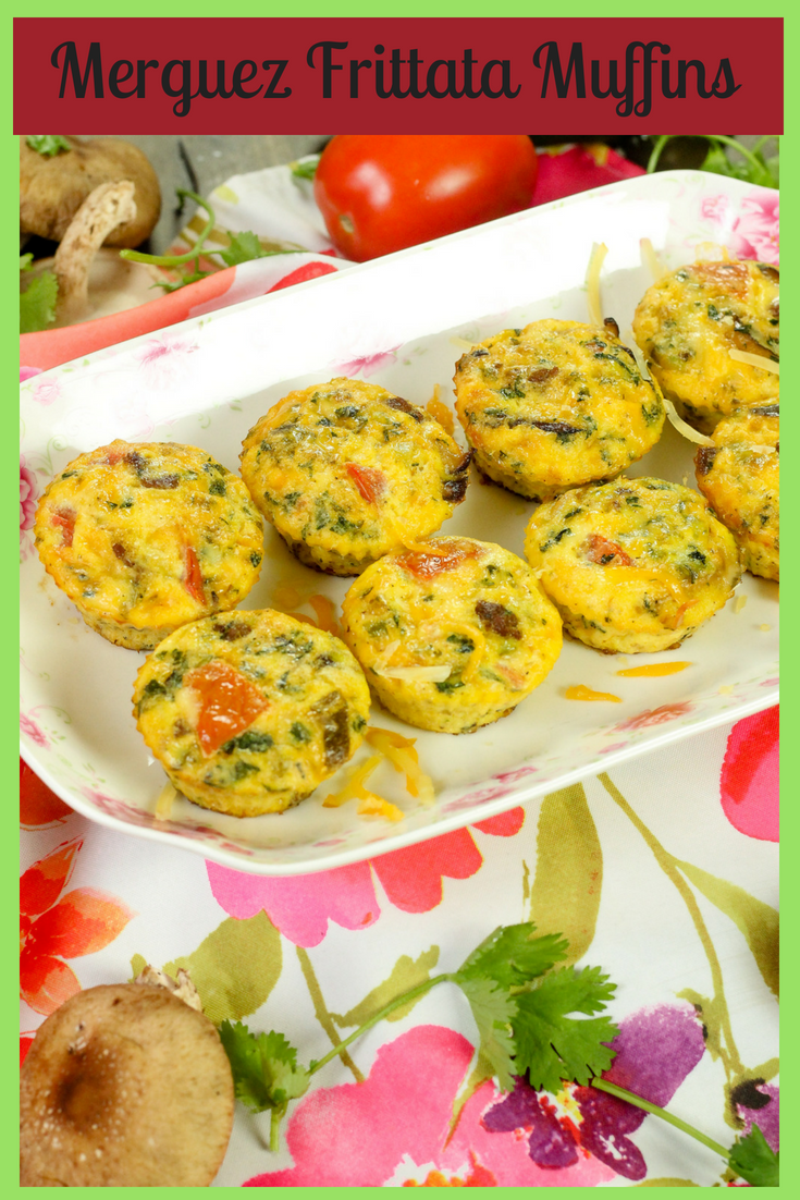 Merguez Frittata Muffins  - Perfect Picnic Food 