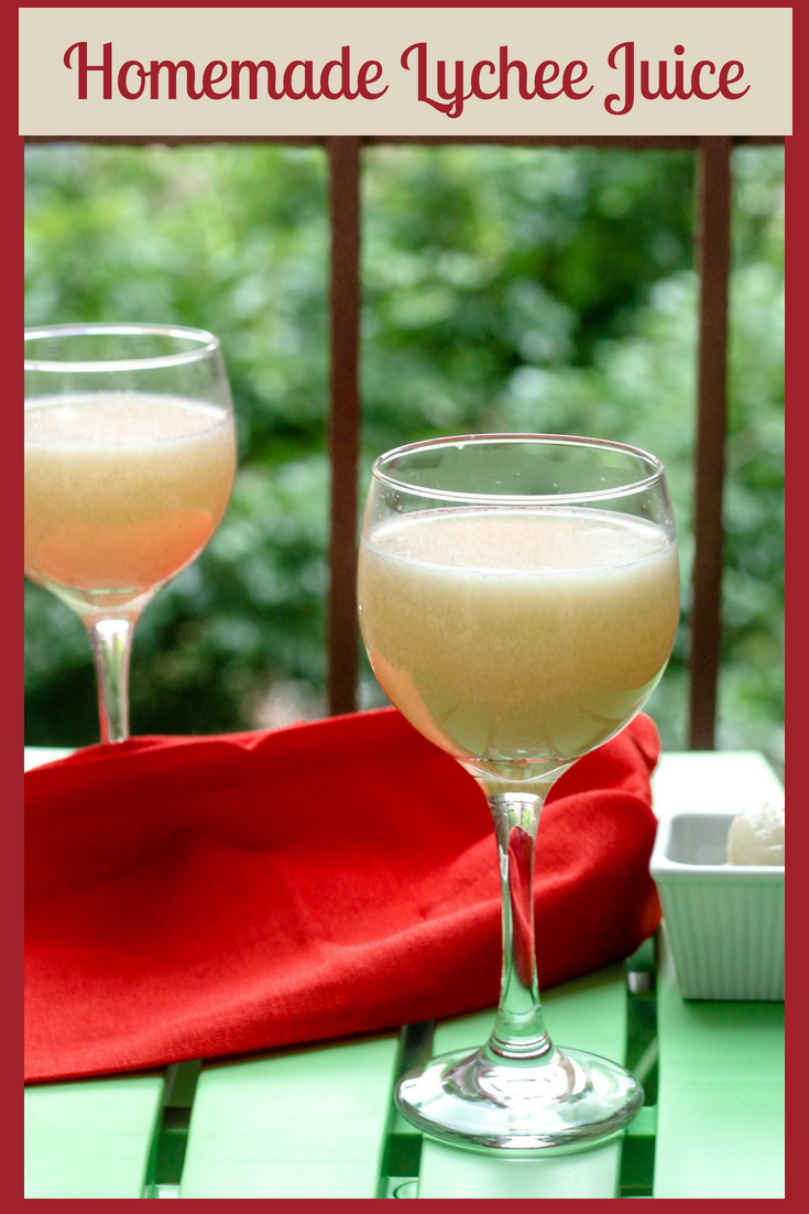 Lychee Juice - Picnic Drink Ideas