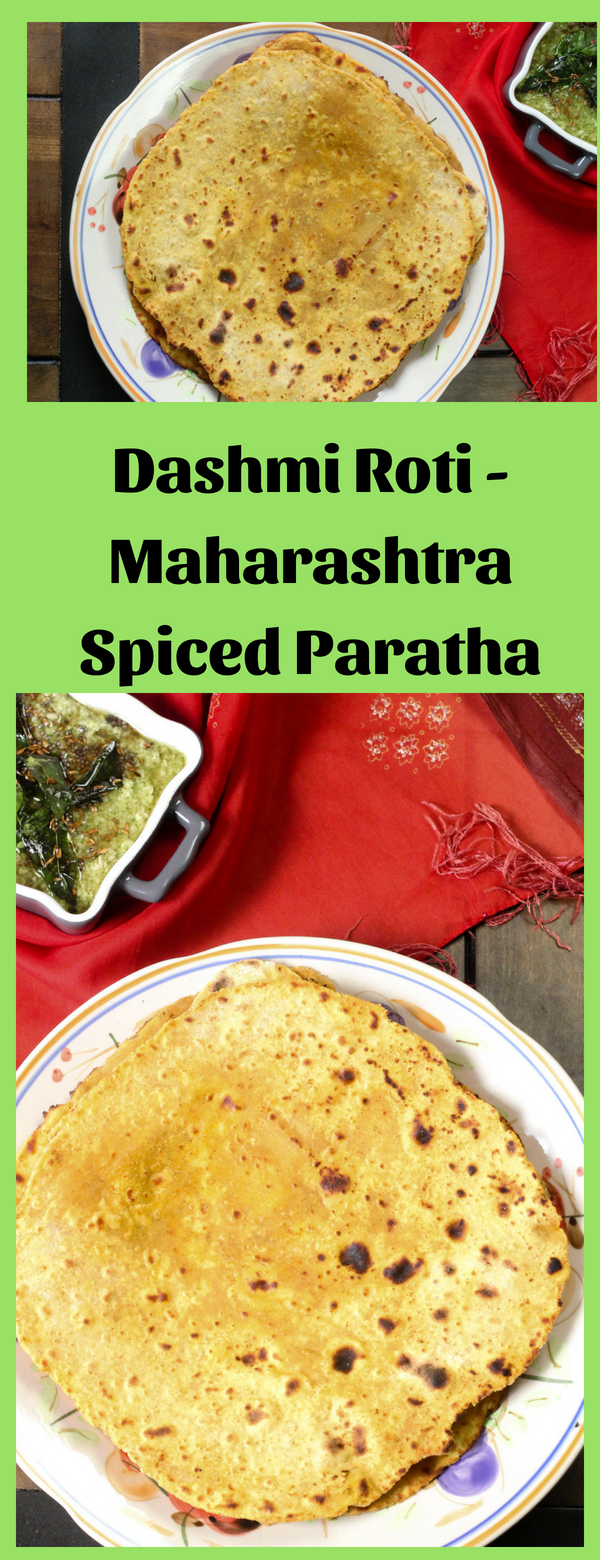 Dashmi Roti - Maharashtra Spiced Paratha - Global Kitchen Travels