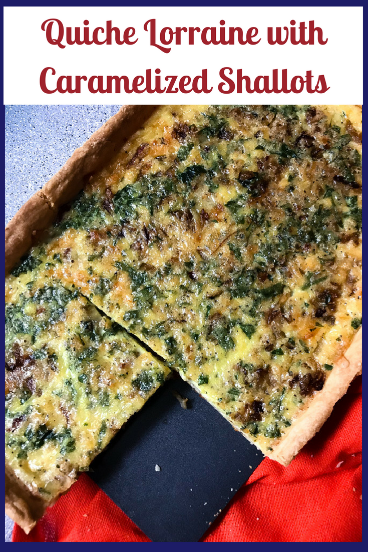 Quiche Lorraine with Caramelized Shallots