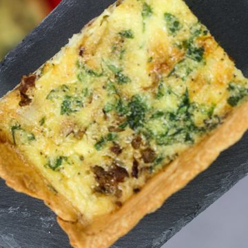 Quiche Lorraine with Caramelized Onions