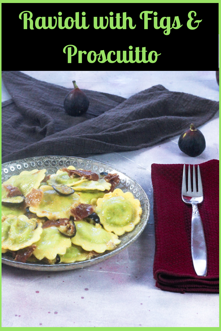 Ravioli with Figs and Proscuitto
