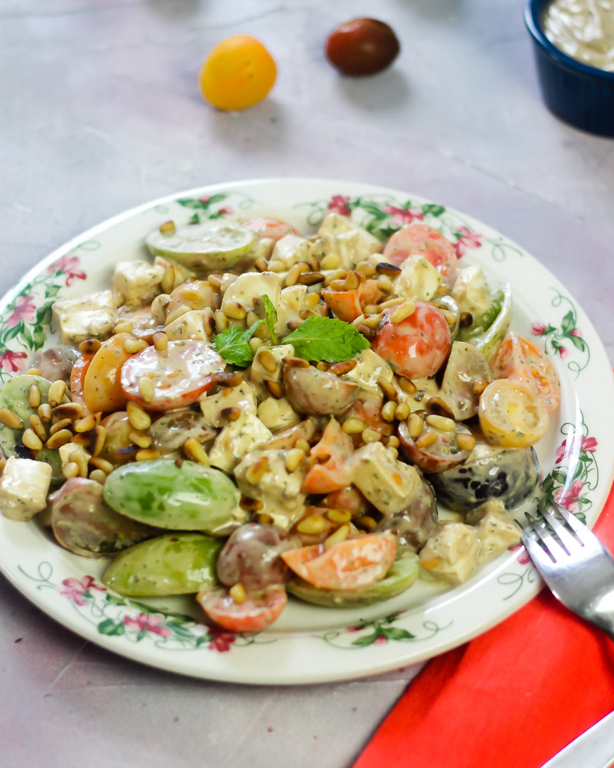 Heirloom Tomato Mozzarella Salad