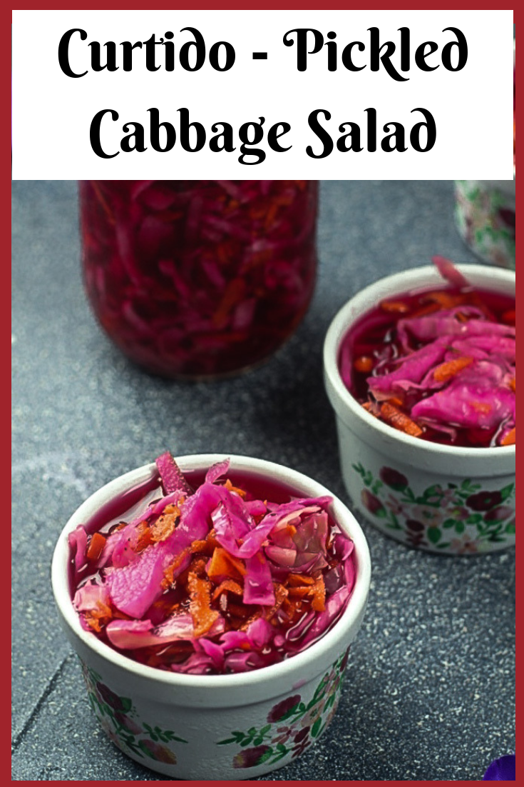 Curtido - Pickled Cabbage Salad