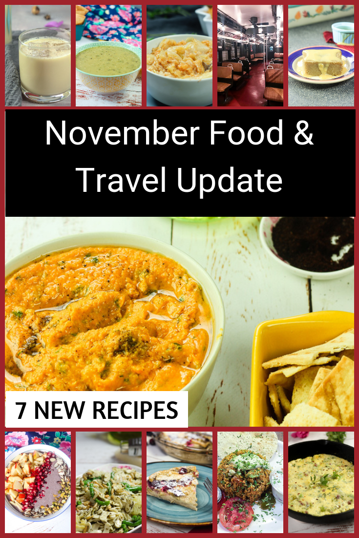 November Food & Travel Update