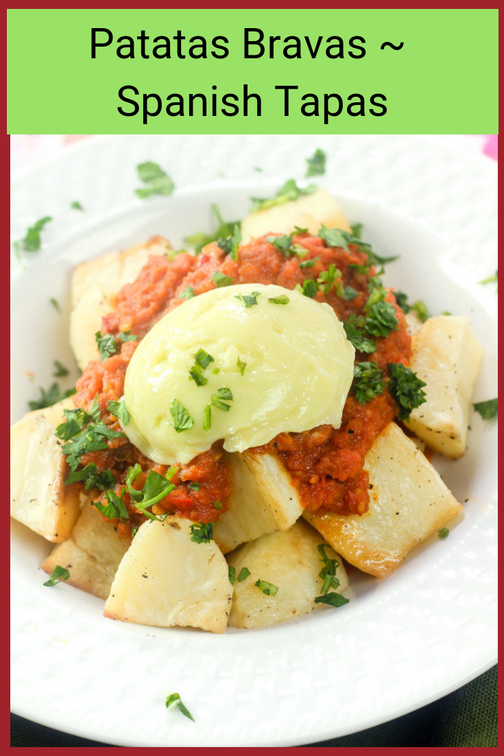 Patatas Bravas - Spanish Vegetarian Tapas