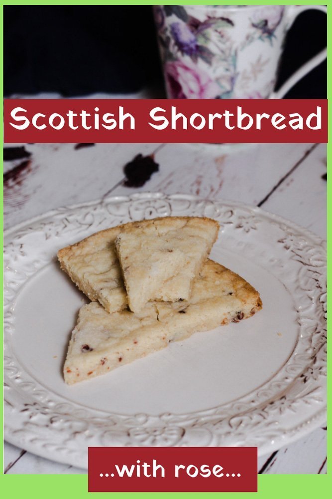 Traditional Scottish Shortbread with Rose