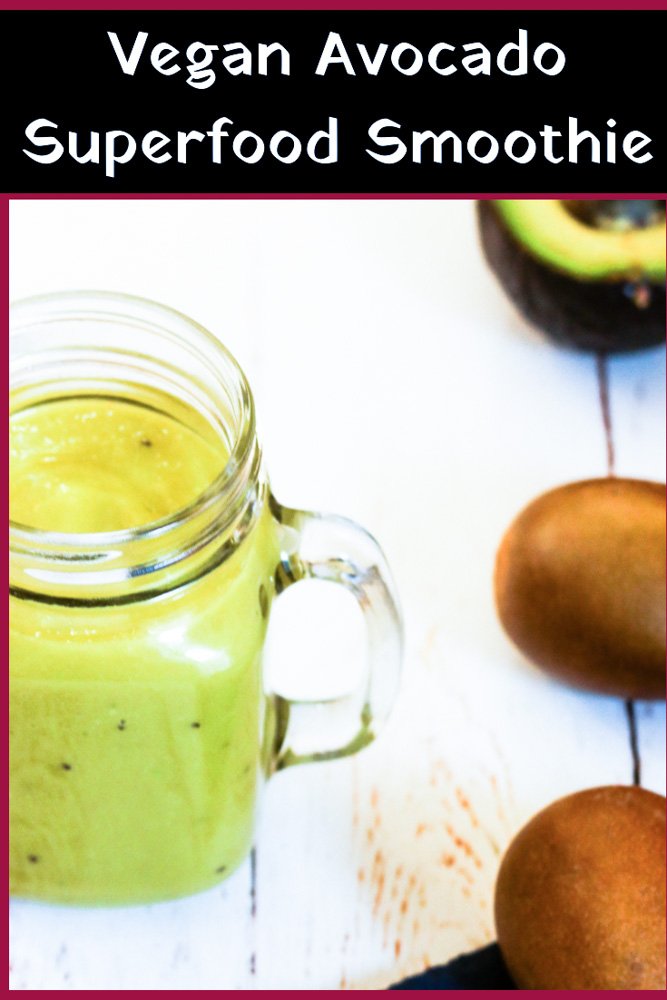 Vegan Avocado Superfood Smoothie