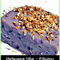Gluten Free Purple Yam Cake with Toasted Coconut