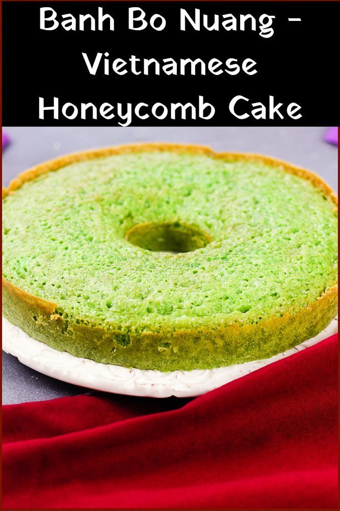 Pandan Honeycomb Cake – Apprecious