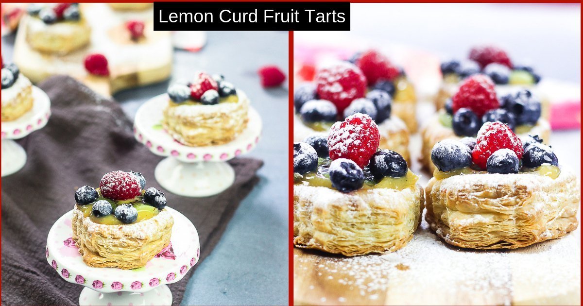 Lemon Curd Fruit Tarts Easy Party Dessert Global Kitchen Travels 3491