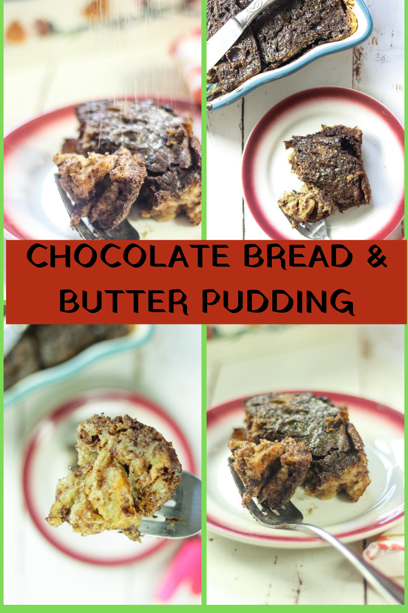 Chocolate Bread & Butter Pudding