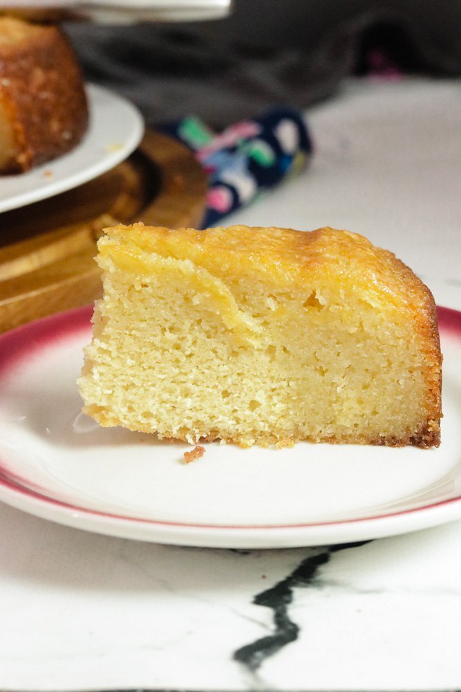 slice of Copycat Tortuga Rum Cake Recipe