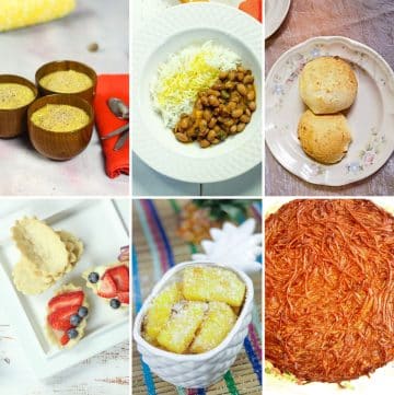 collage of International Recipes from Around the World