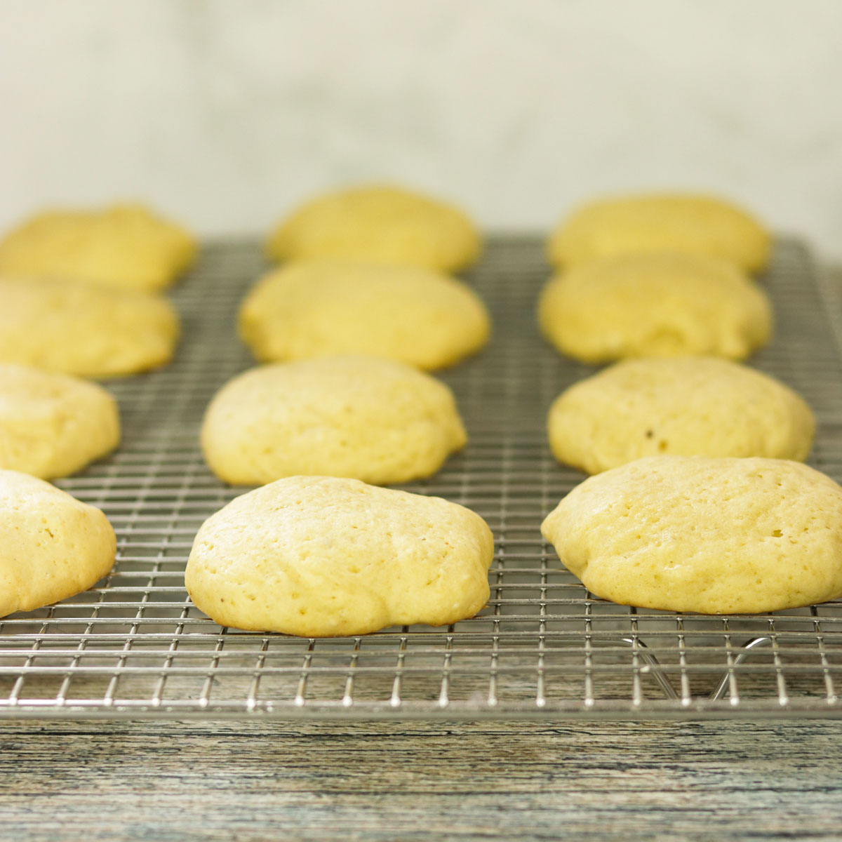 cookies on rack