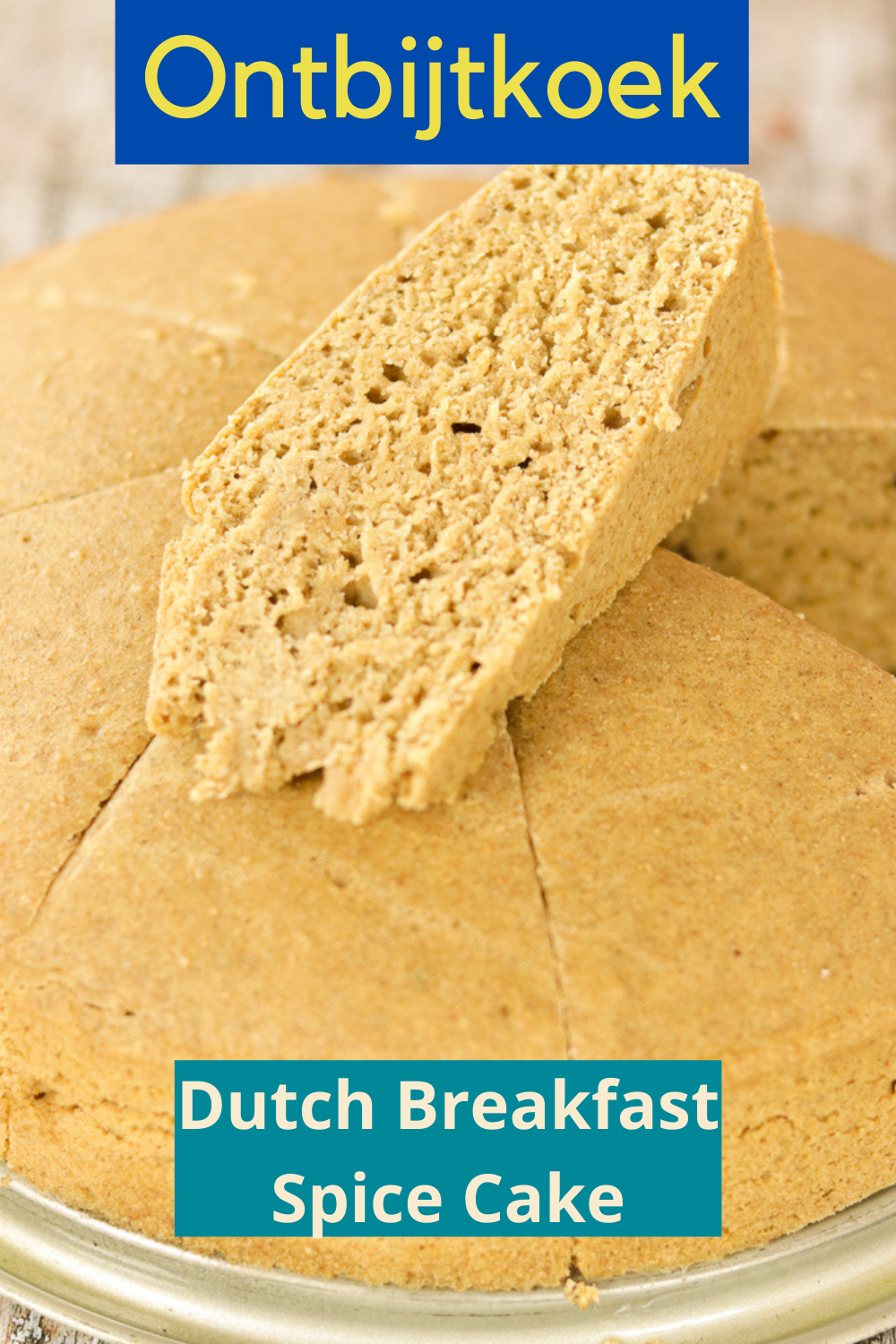 spice cake with text