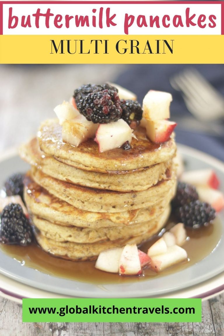 Multi Grain Buttermilk Pancakes Global Kitchen Travels