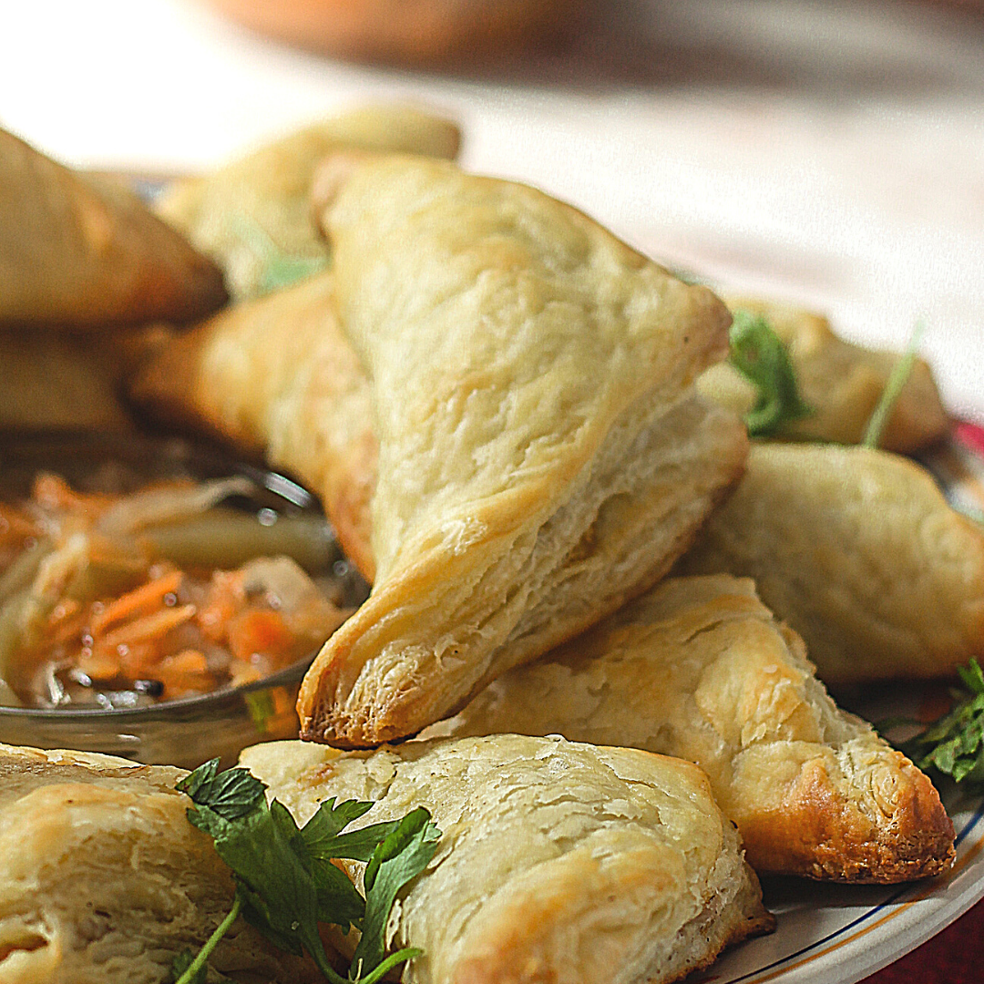 platter of Haitian pate.