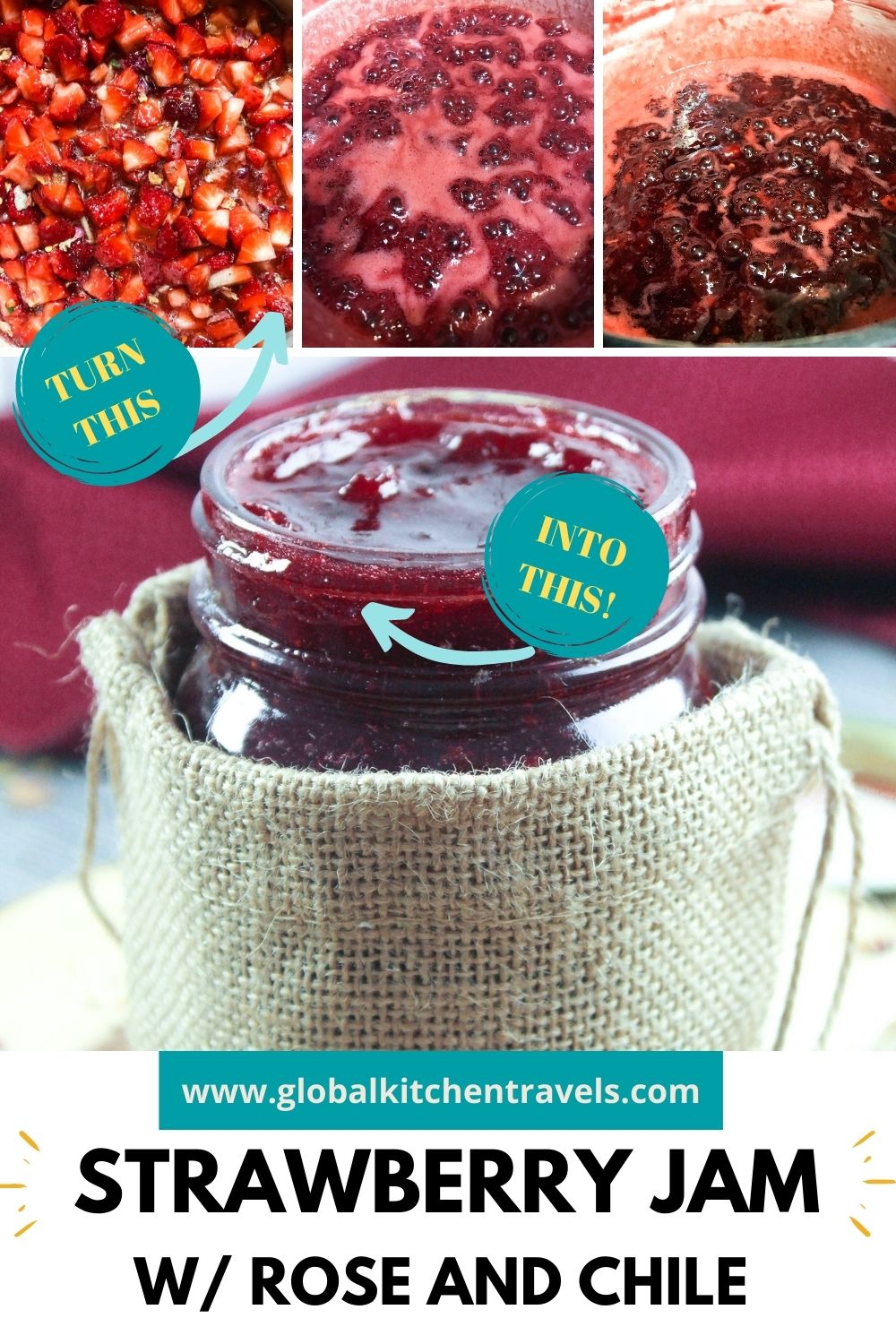 Strawberry Chili Jam - Global Kitchen Travels