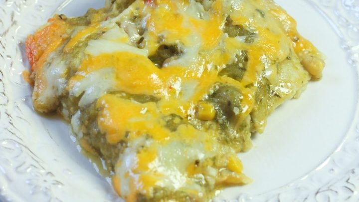 plate of Enchilada Verde