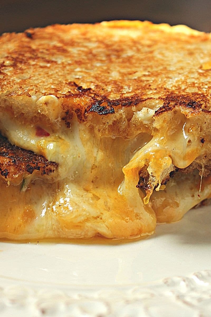 Grilled Cheese Sandwich with 4 cheeses.