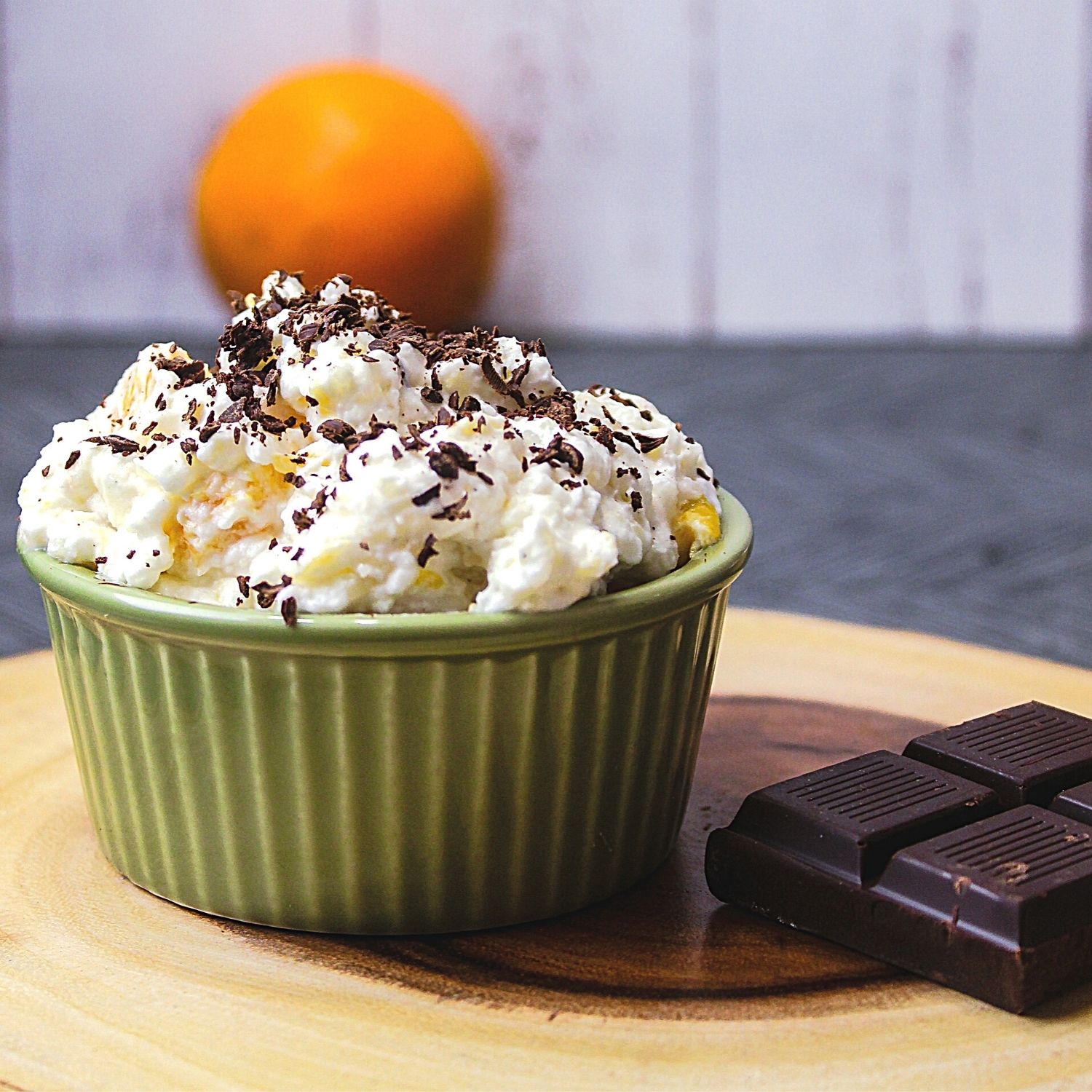 Appelsinris - Norwegian Rice Pudding with Orange & Chocolate