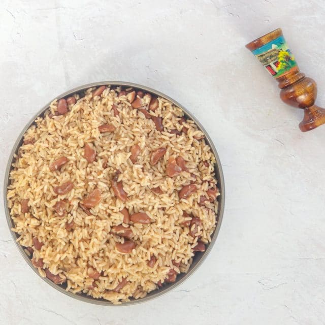 Haitian Rice and Beans Global Kitchen Travels
