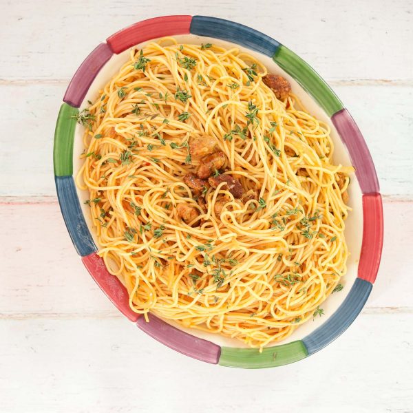 plate of Haitian spaghetti