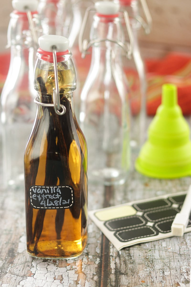 how to make vanilla extract at home with labels