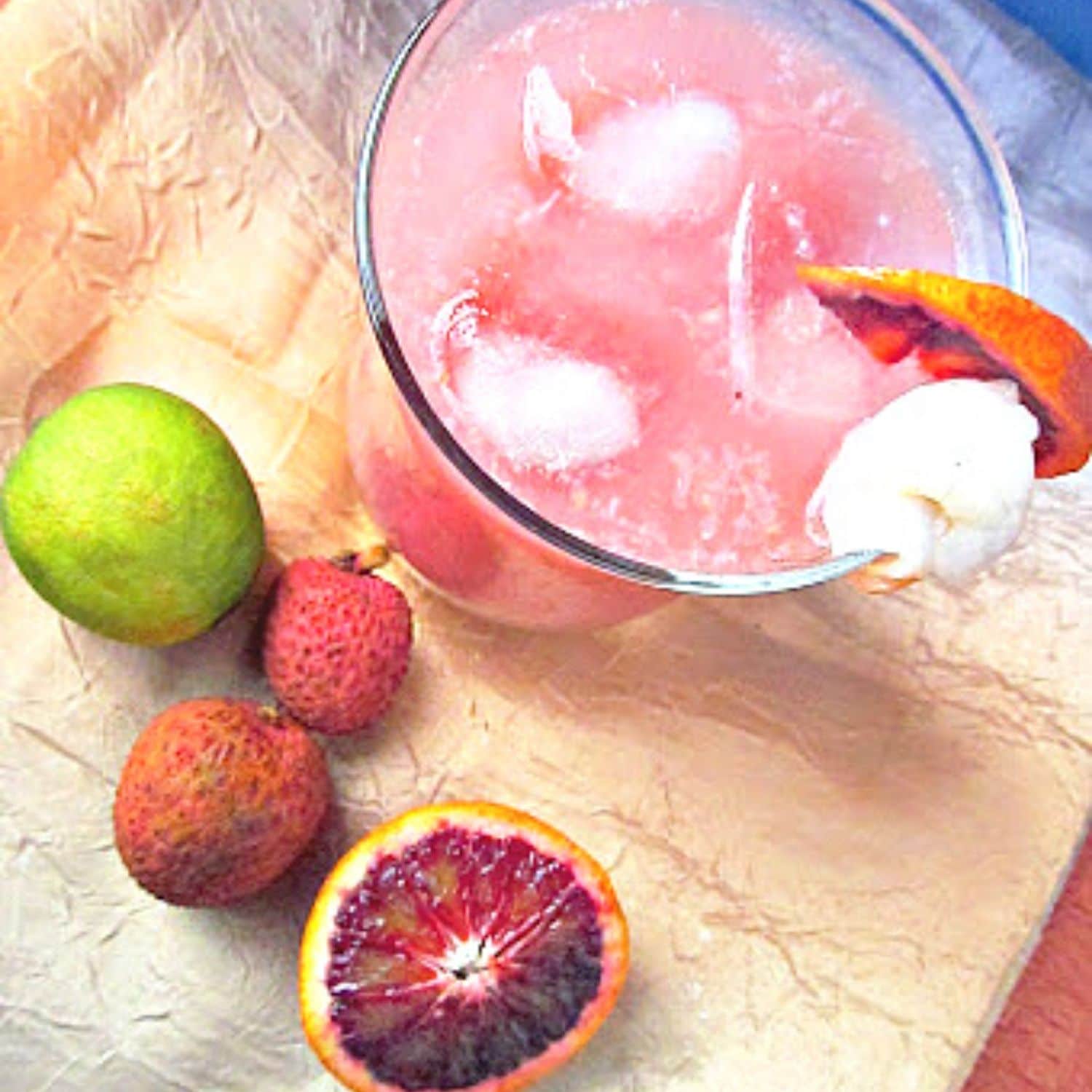 Homemade Citrus Punch with Lychee