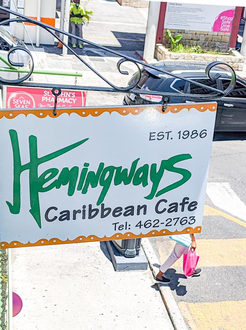 Hemingway's Caribbean Cafe Restaurant Review in Antigua