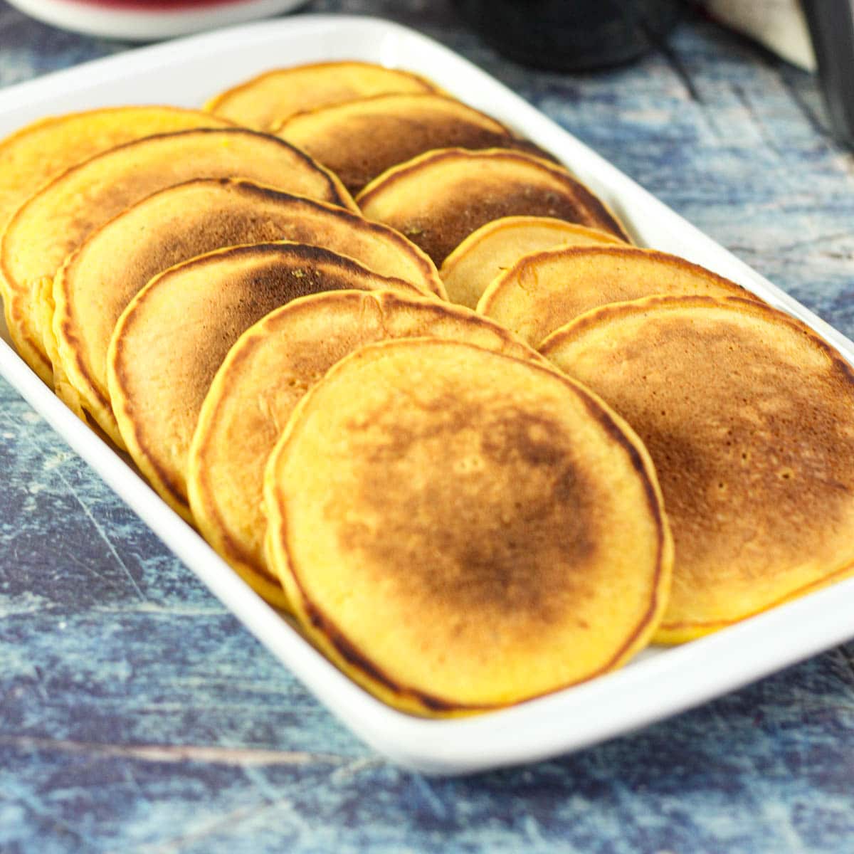 Pumpkin Pancakes on a platter