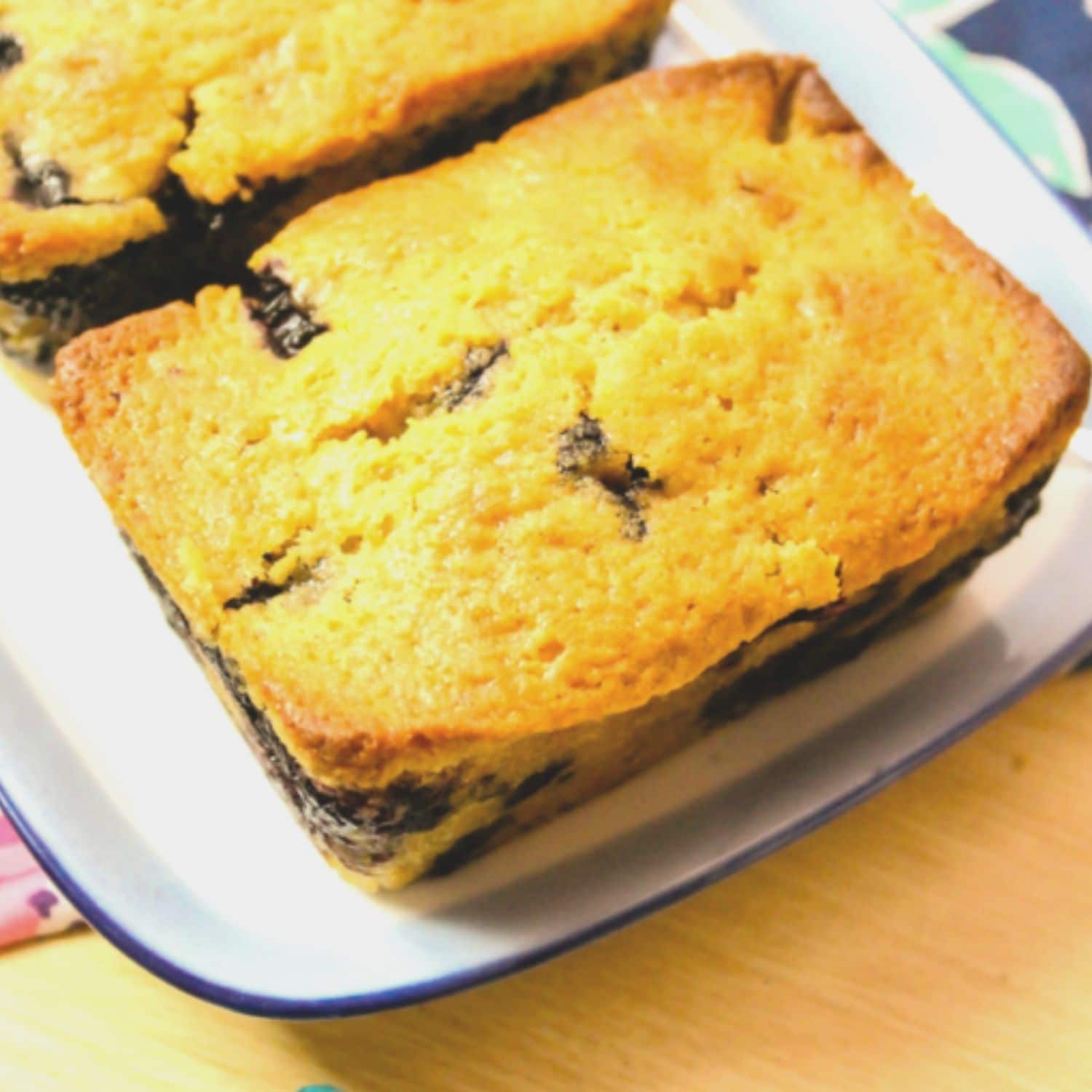 blueberry mini loaf