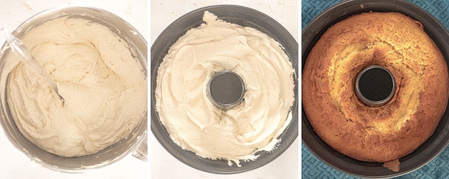 Step by step photo steps for making Haitian Cake