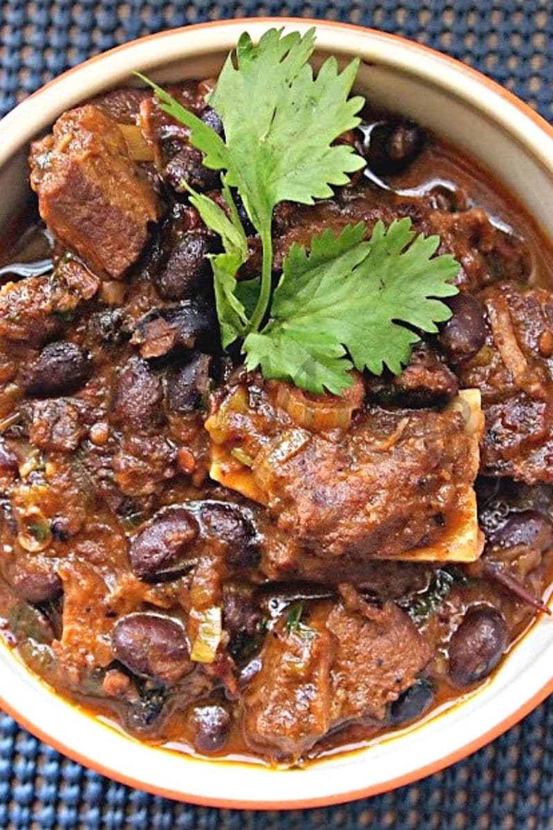 bowl of Mexican Goat Stew