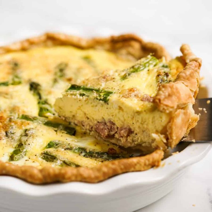 Image for Asparagus and Ham Quiche