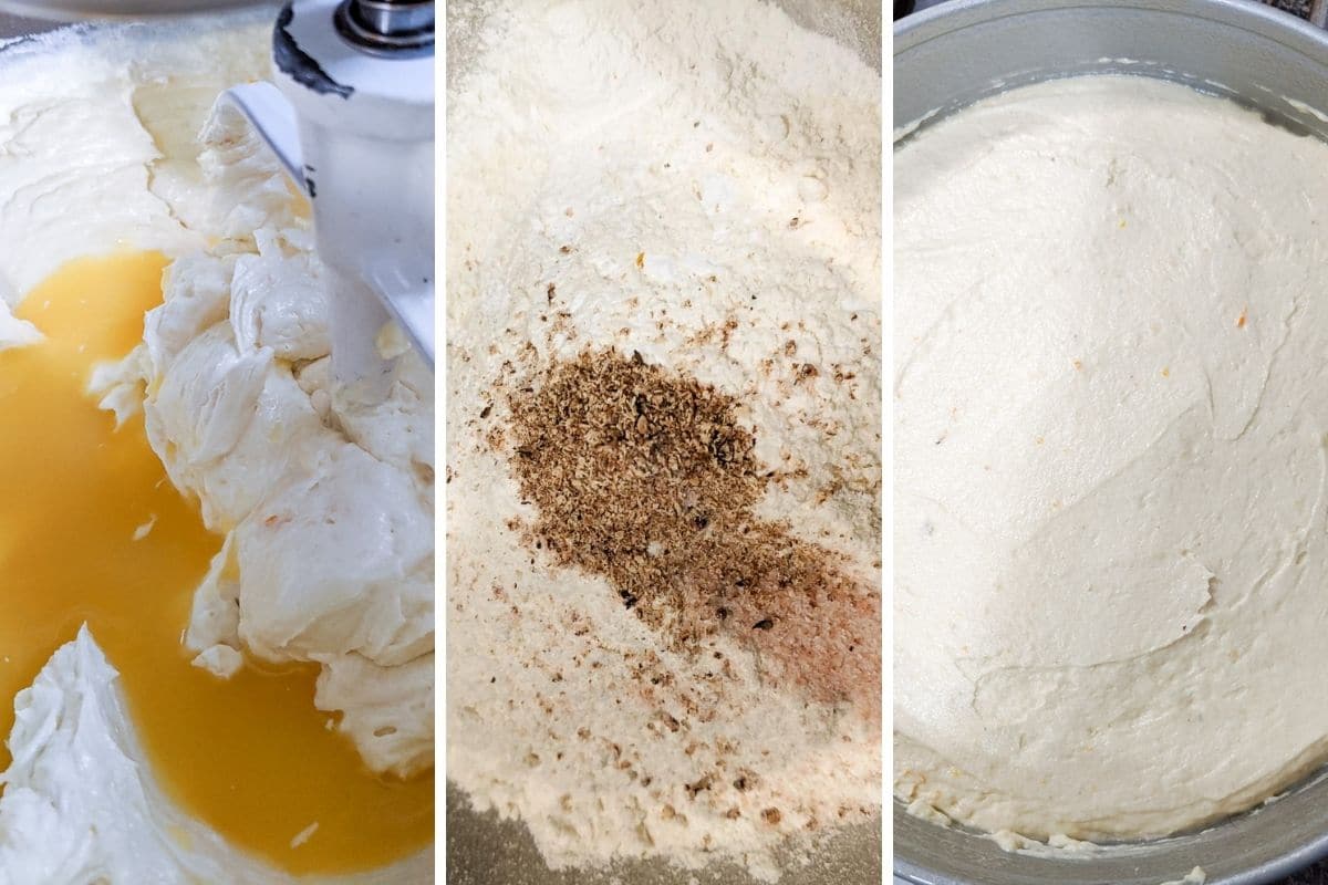 step by step photos to make Haitian Cake