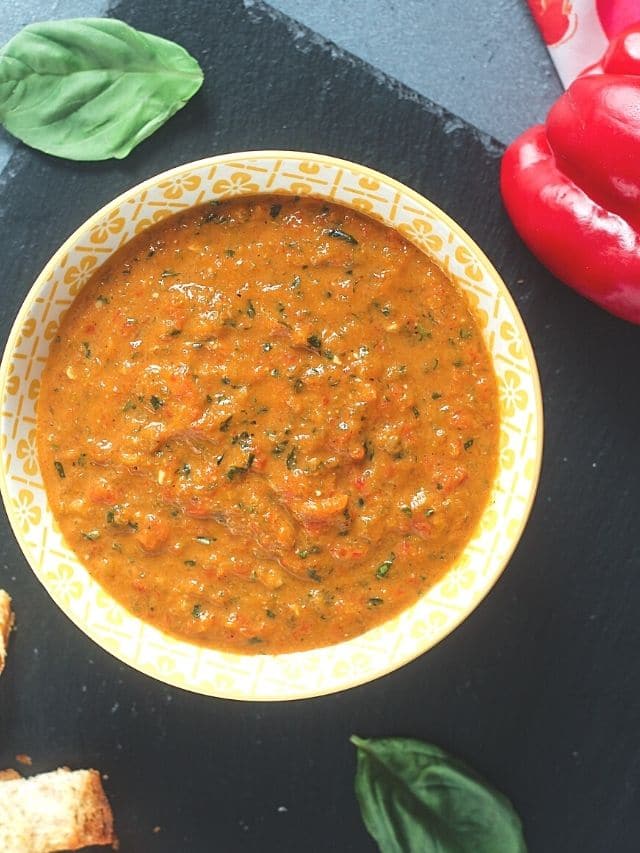 Red Pesto with Roasted Peppers
