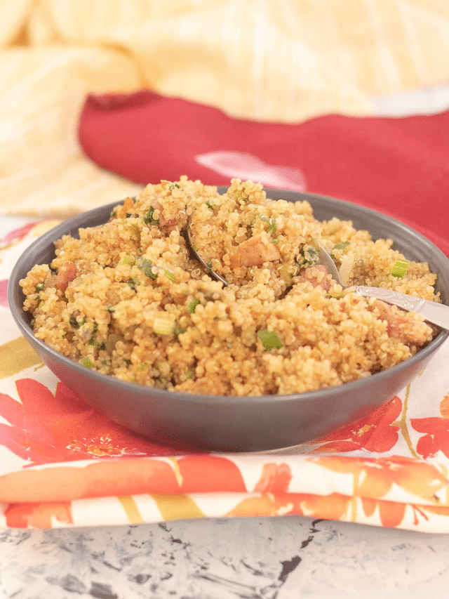 Savory Quinoa Breakfast Bowl
