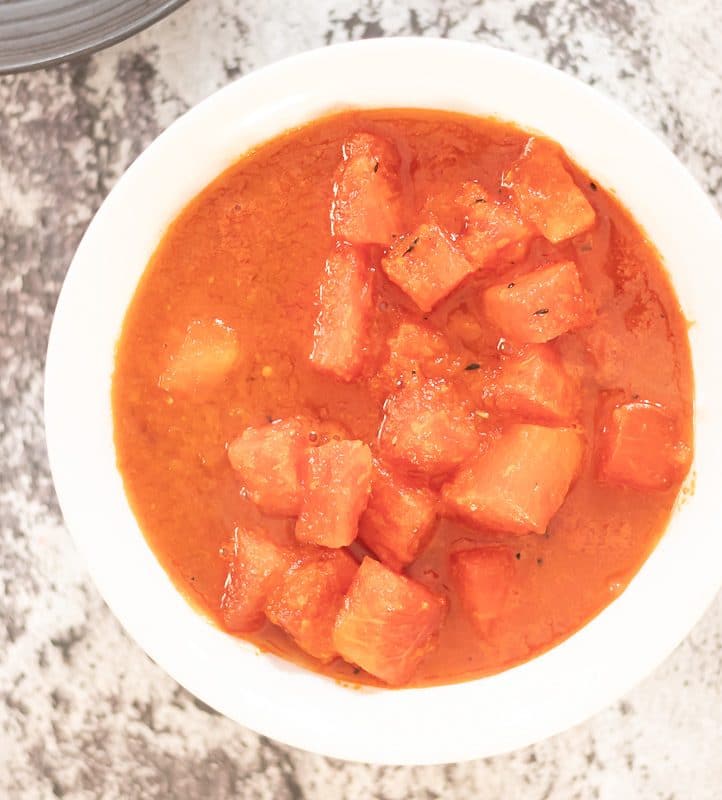bowl of Watermelon Curry
