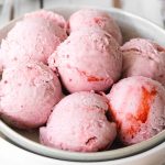 bowl of Vegan Strawberry Ice Cream Recipe