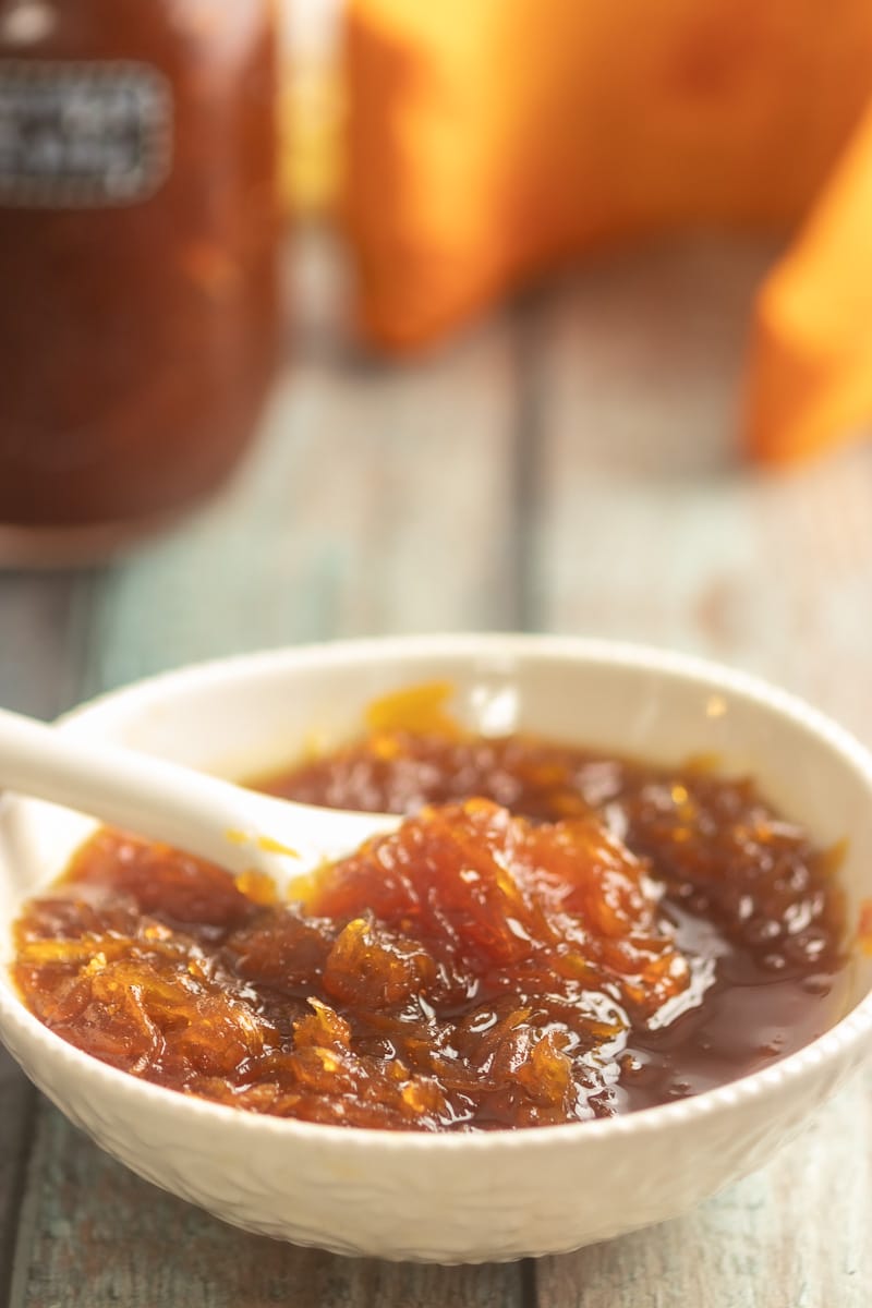 bowl of homemade Pumpkin Jam