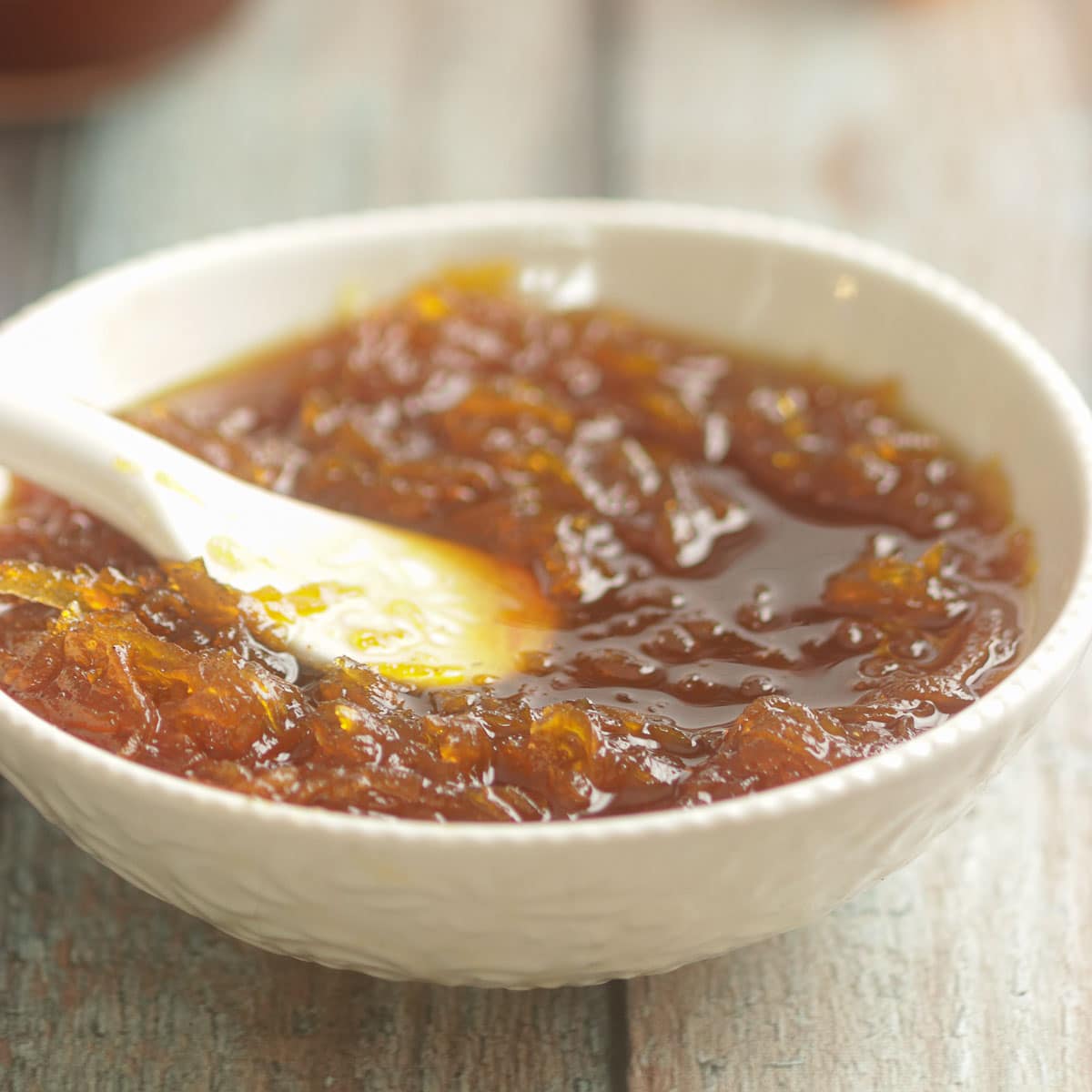 bowl of Fresh Pumpkin Jam recipe