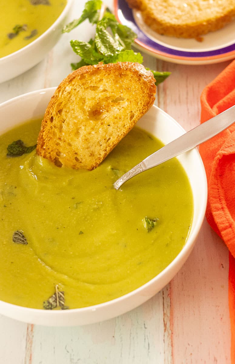 Vegetarian Green Pea Soup