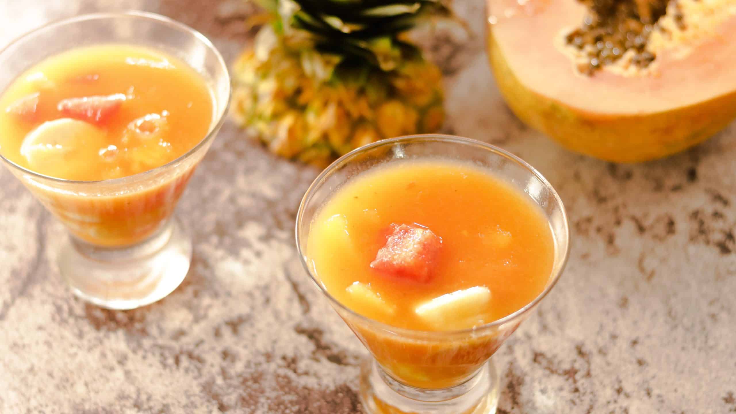 Summer Punch Recipe with Tropical Fruit