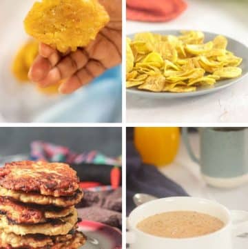 collage for selection of Plantain Recipes