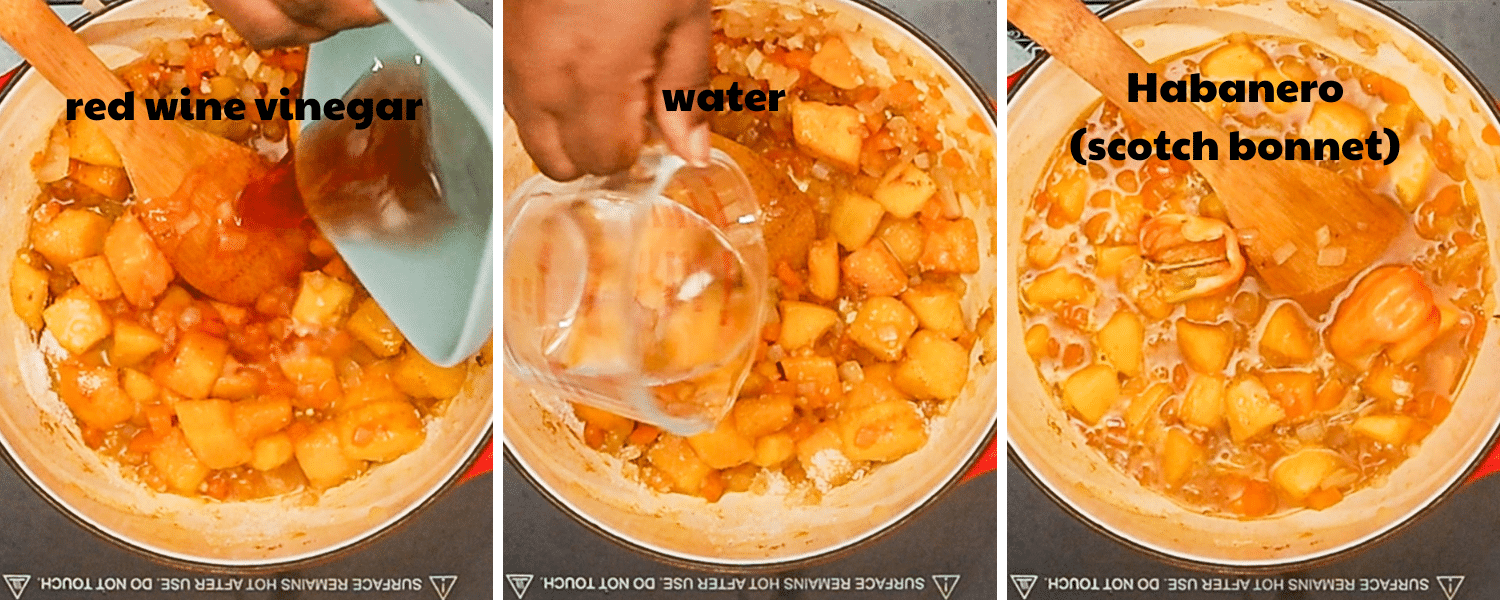 Step by Step Instructions for Mango Hot Sauce